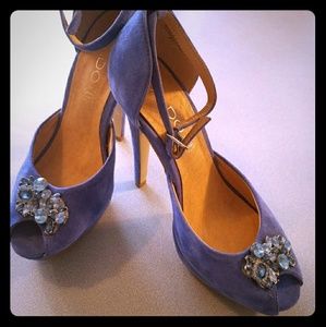 Blue Aldo Heels
